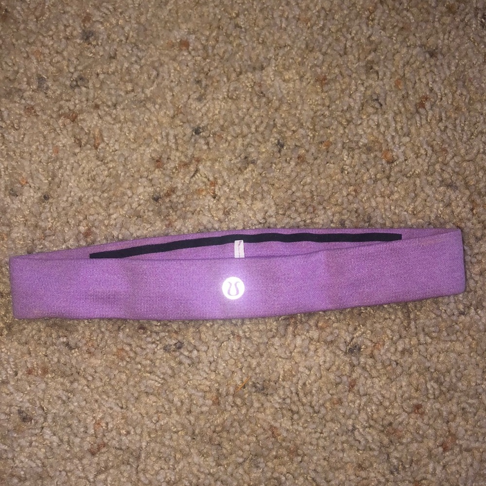 lulu lemon purple headband